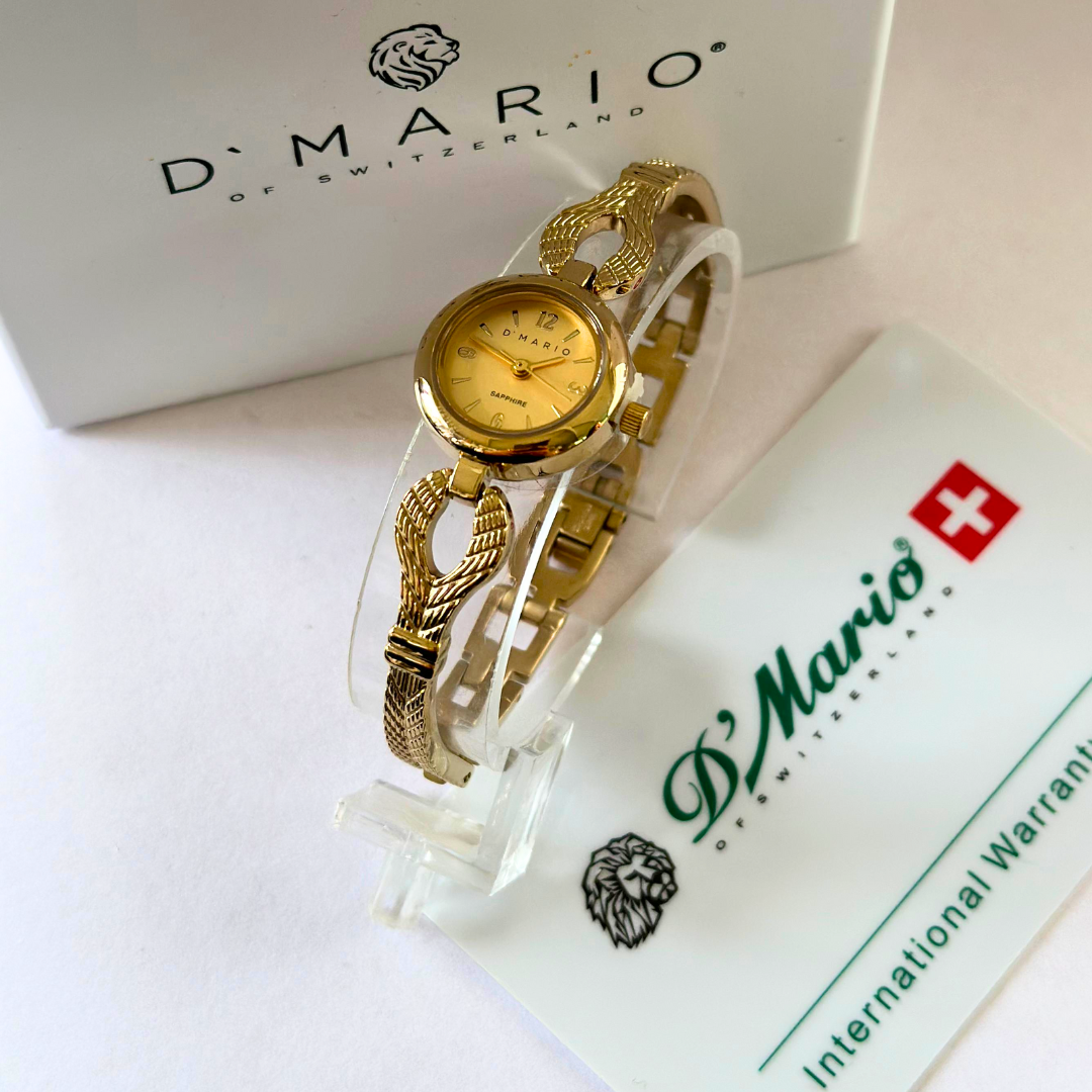 RELOJ D'MARIO FG1500 DAMA ELEGANTE ACERO