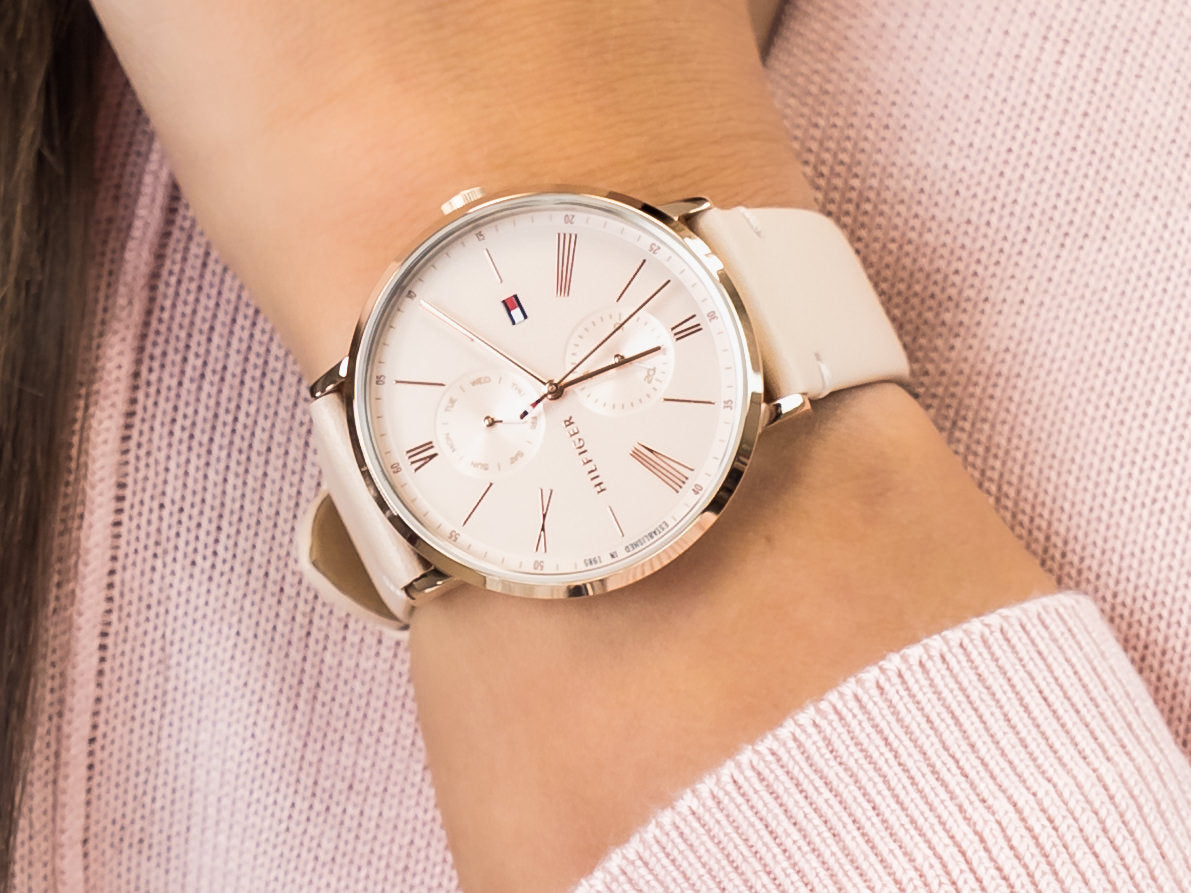 RELOJ TOMMY 1782071 DAMA PULSO CUERO ROSA