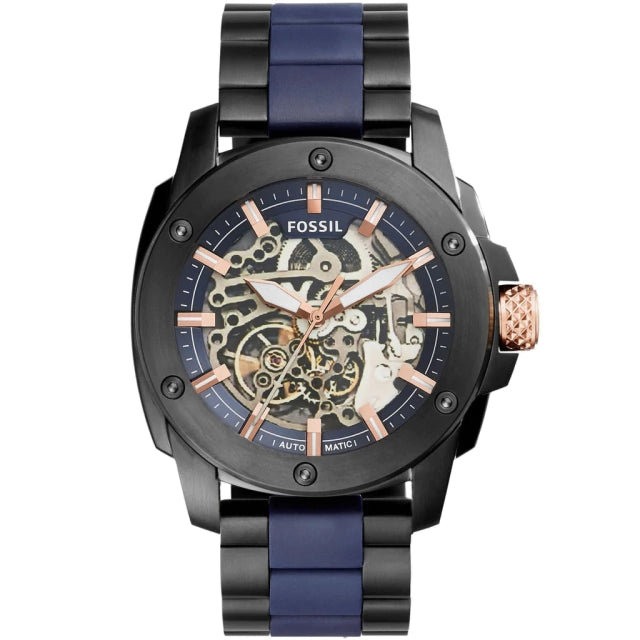 RELOJ FOSSIL ME3133 AUTOMATICO ACERO PAVONADO Time Home