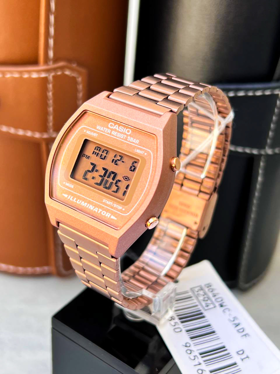 RELOJ CASIO B640WC-5ADF DIGITAL COBRIZADO