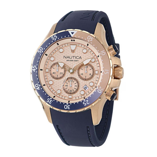 RELOJ NAUTICA NAPNSF401 PULSO SILICONA AZUL HOMBRE