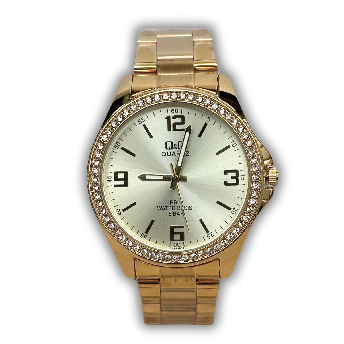 RELOJ Q&Q PREMIUM PIEDRAS DAMA