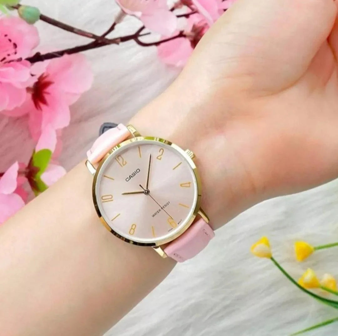 RELOJ CASIO LTP-VT01GL-4B DAMA CUERO