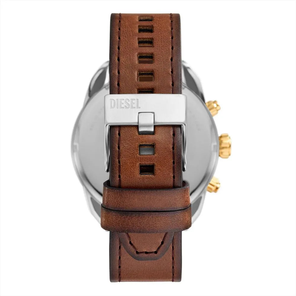 RELOJ DIESEL SPIKED DZ4665 CUERO MARRÓN