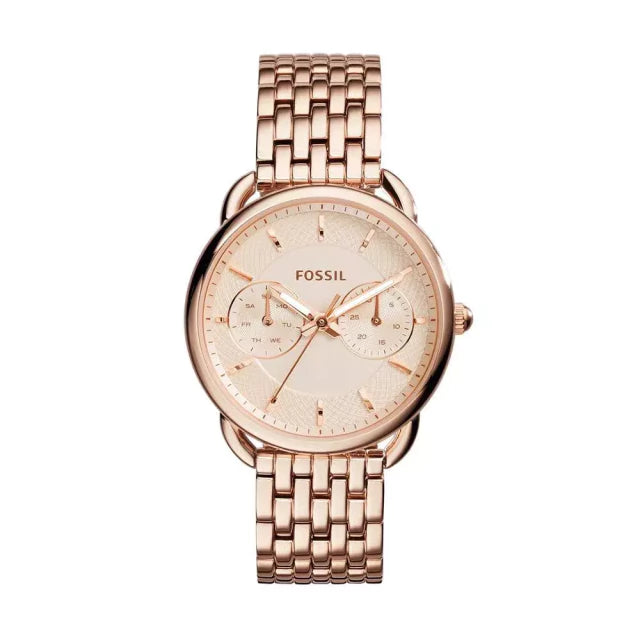 RELOJ DAMA FOSSIL TAILOR ES3713 ORO ROSA – Time-Home