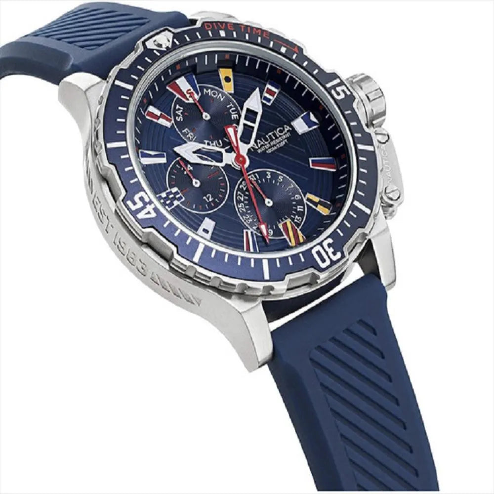 RELOJ NÁUTICA NAPGLF008 HOMBRE PULSO AZUL