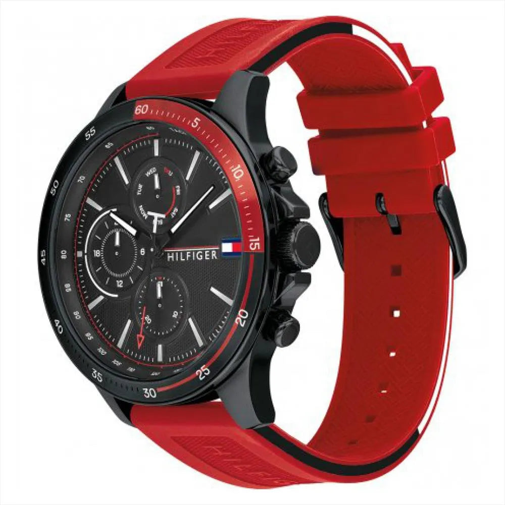 RELOJ TOMMY HILFIGER 1791722 ROJO SILICONA