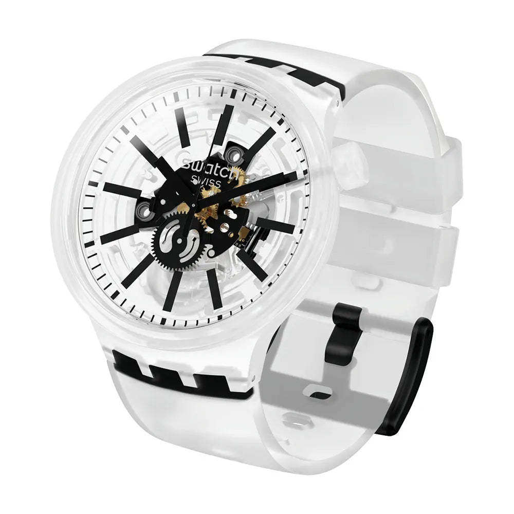 RELOJ SWATCH SO27E101 BLACKINJELLY