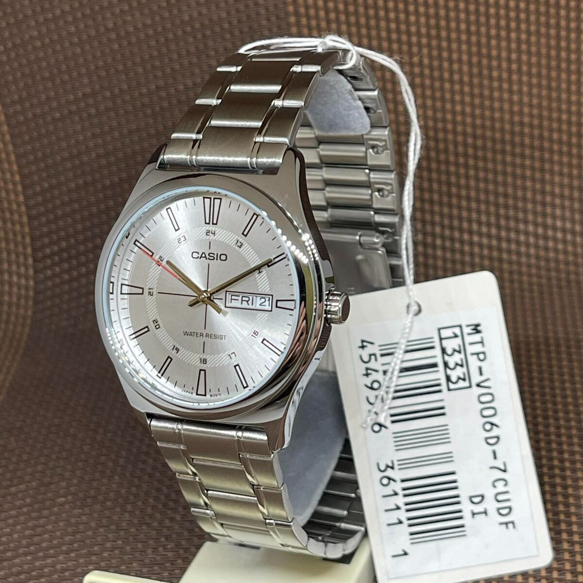 RELOJ CASIO MTP-V006D-7C HOMBRE ACERO