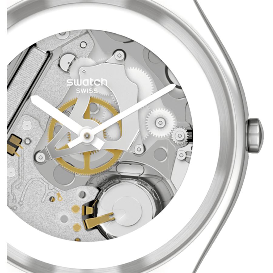 RELOJ SWATCH PURE WHITE IRONY SYXS138