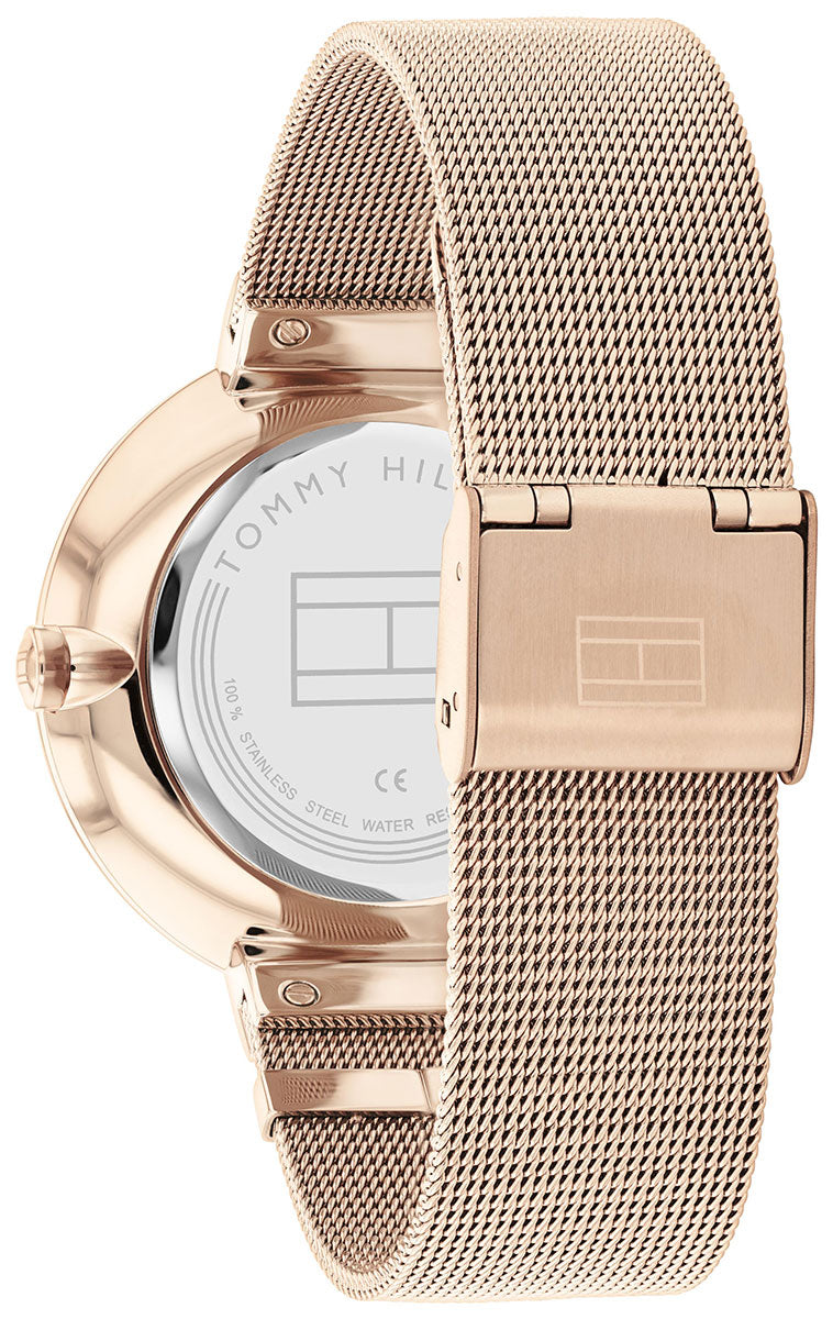 RELOJ TOMMY HILFIGER LIDIA 1782538 PULSO ACERO ORO ROSA