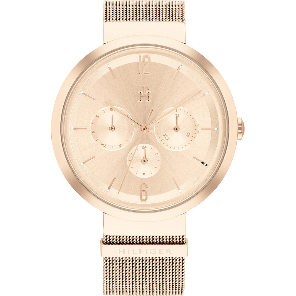 RELOJ TOMMY HILFIGER LIDIA 1782538 PULSO ACERO ORO ROSA
