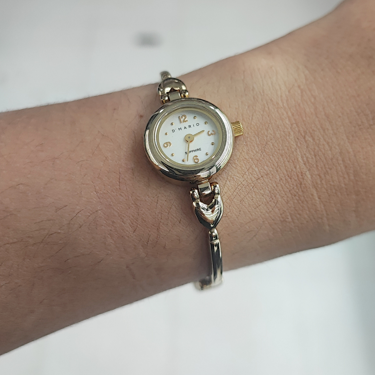 RELOJ D'MARIO FG1607 PULSO ELEGANTE MUJER DORADO