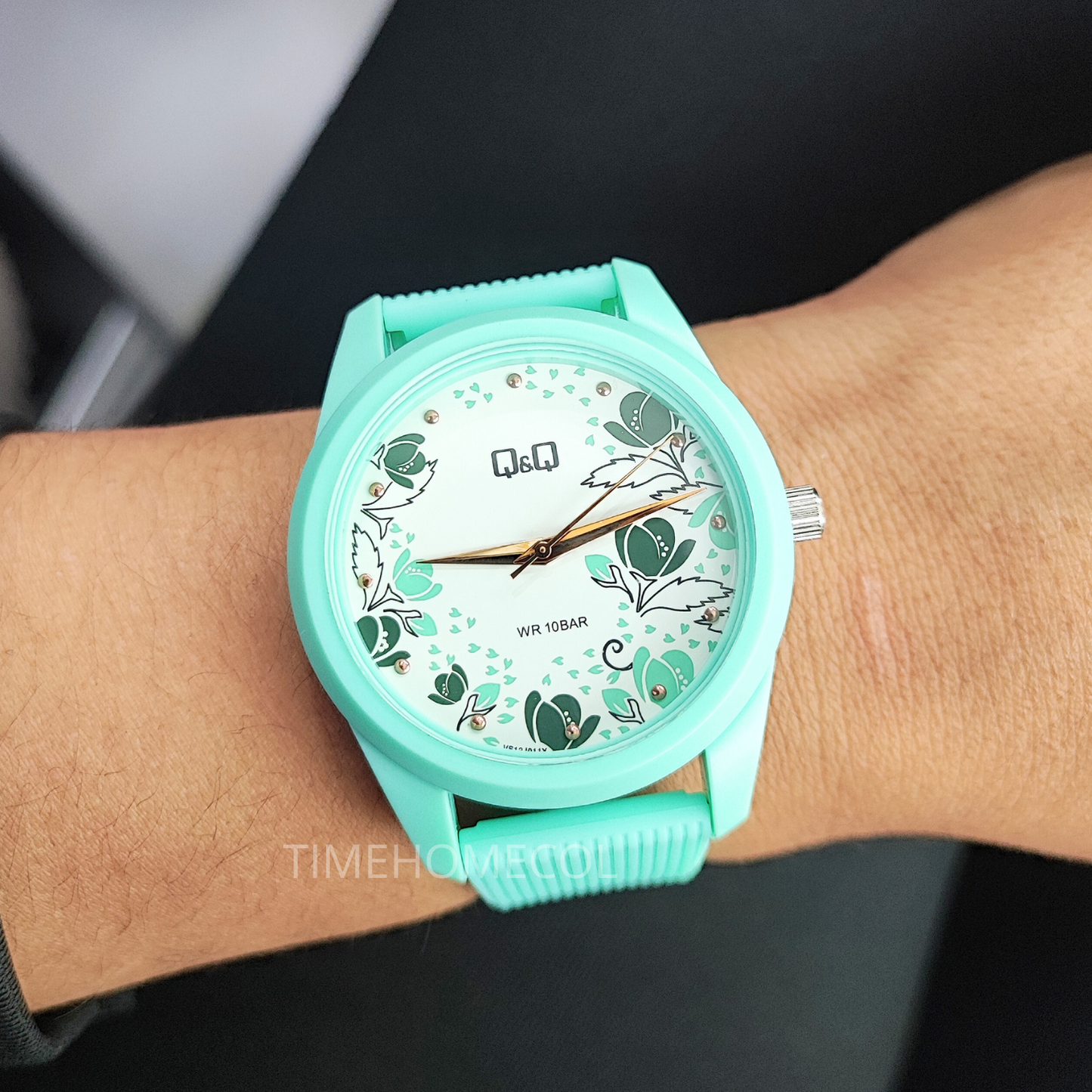 RELOJ QYQ QA48J212Y MUJER SILICONA FLOR