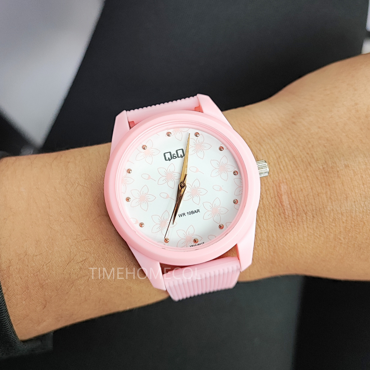 RELOJ QYQ QA48J212Y MUJER SILICONA FLOR