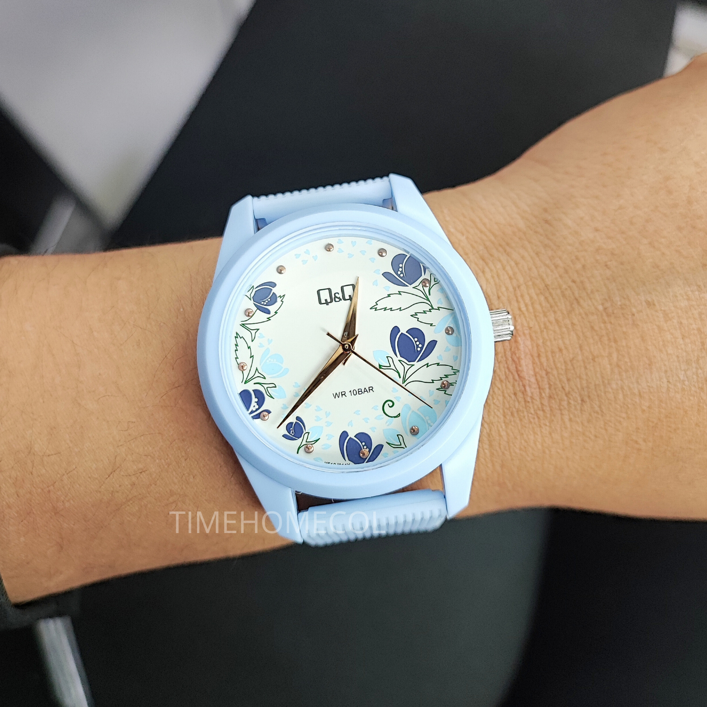 RELOJ QYQ QA48J212Y MUJER SILICONA FLOR