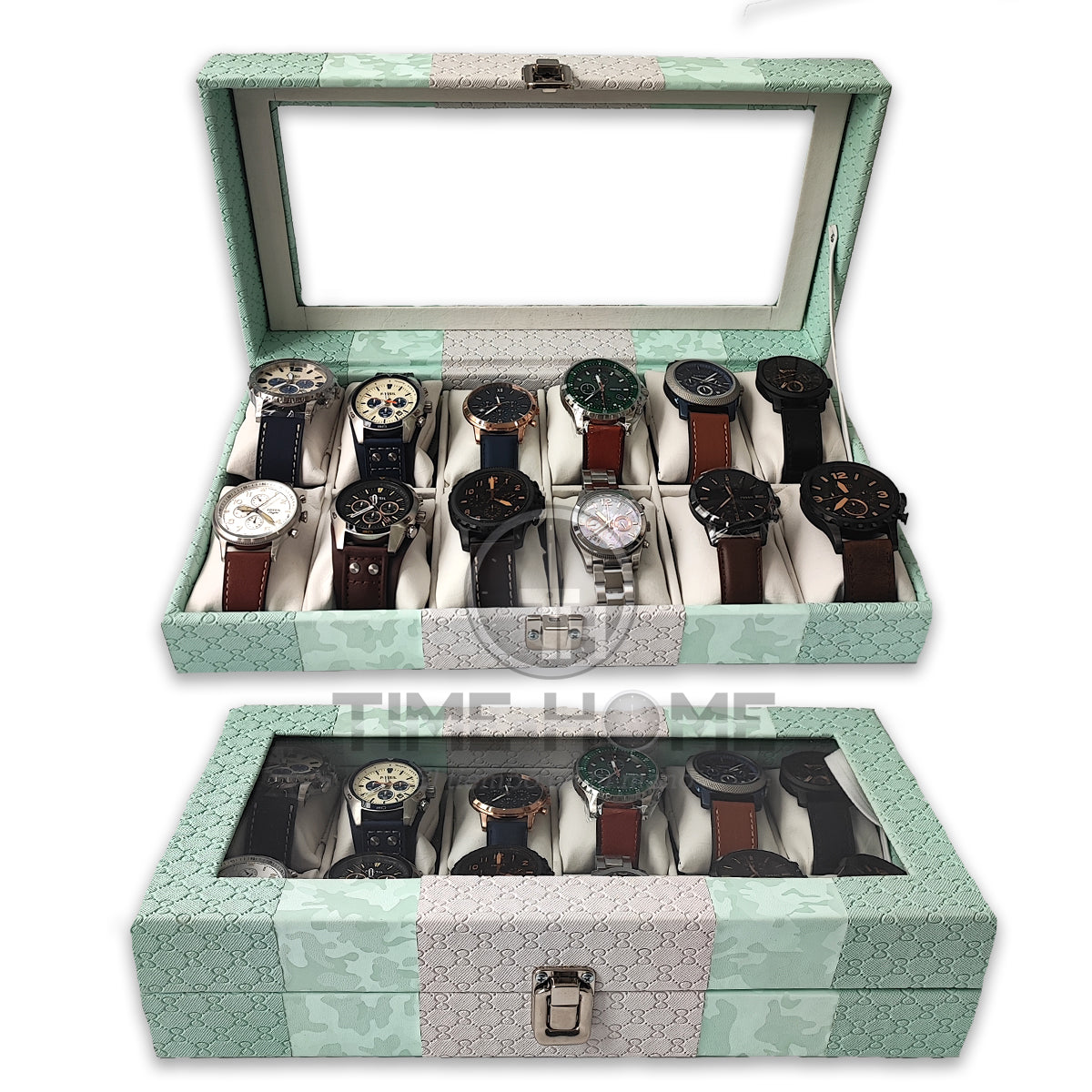 ORGANIZADOR DE RELOJES ESTUCHE RELOJERA DE LUJO 12 PUESTOS