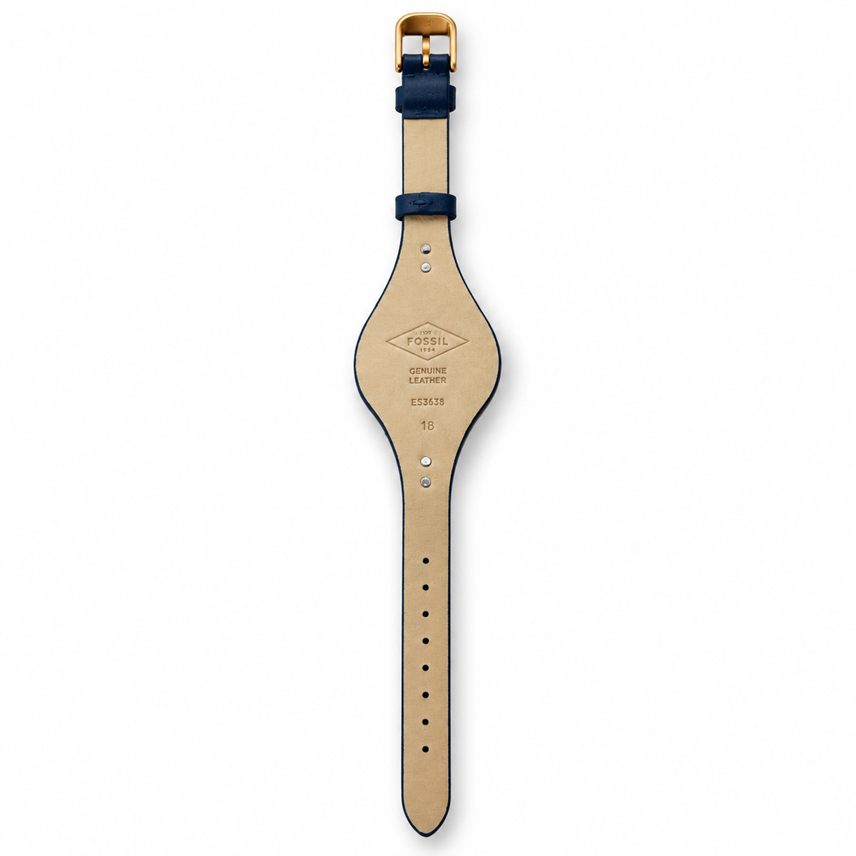 CORREA PULSO PARA RELOJ FOSSIL MEDIDA 18 MM AZUL ES3838
