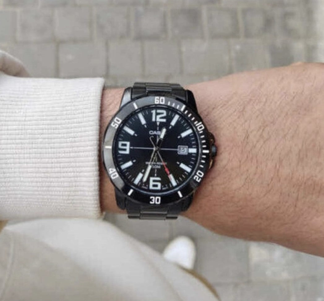 RELOJ CASIO MTP-V01B-1B PAVONADO