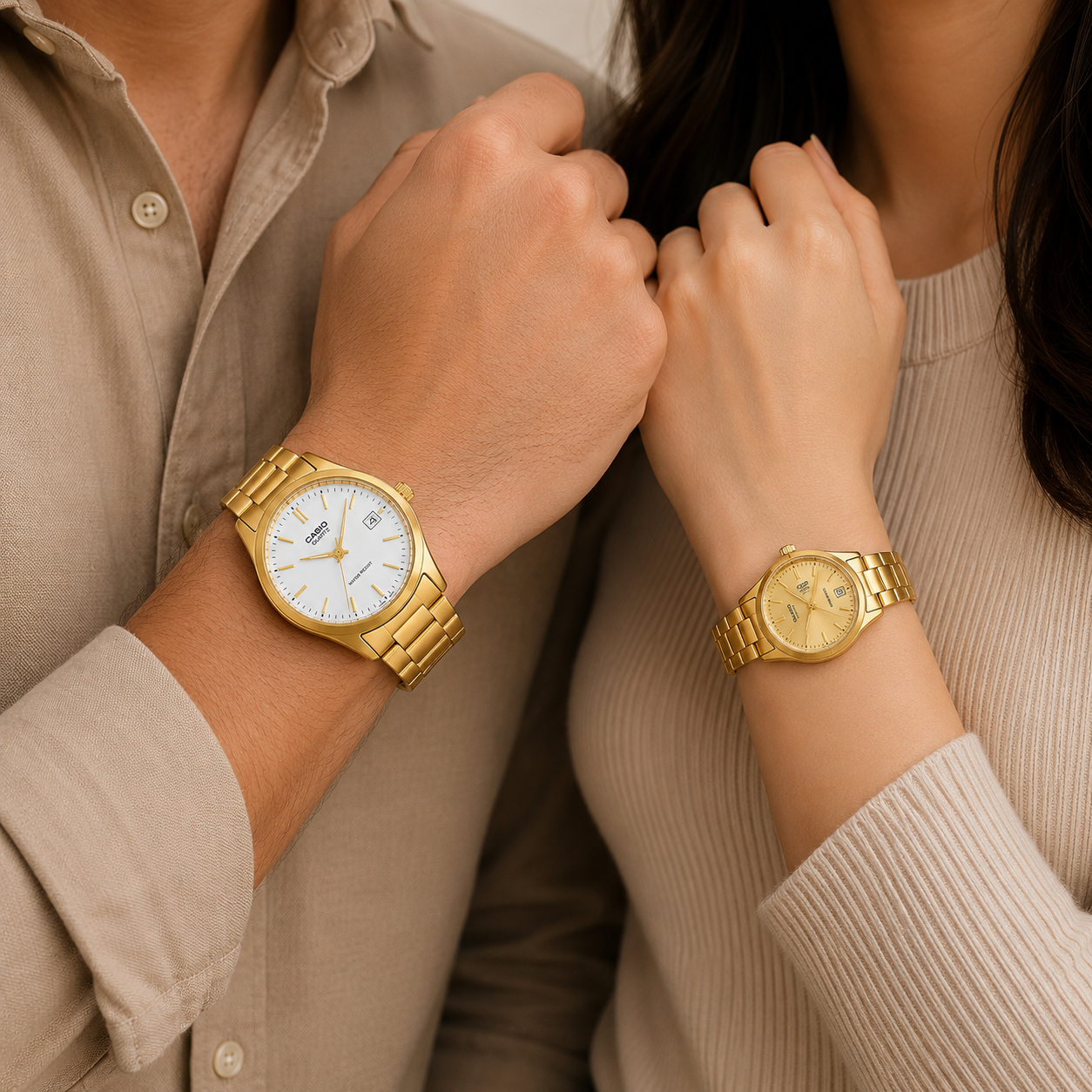 PAREJA PARA RELOJES CASIO 1170N-7A ACERO