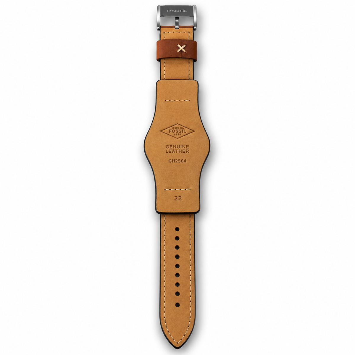 CORREA PARA RELOJ FOSSIL SOBRE PUESTO 22 MM MIEL