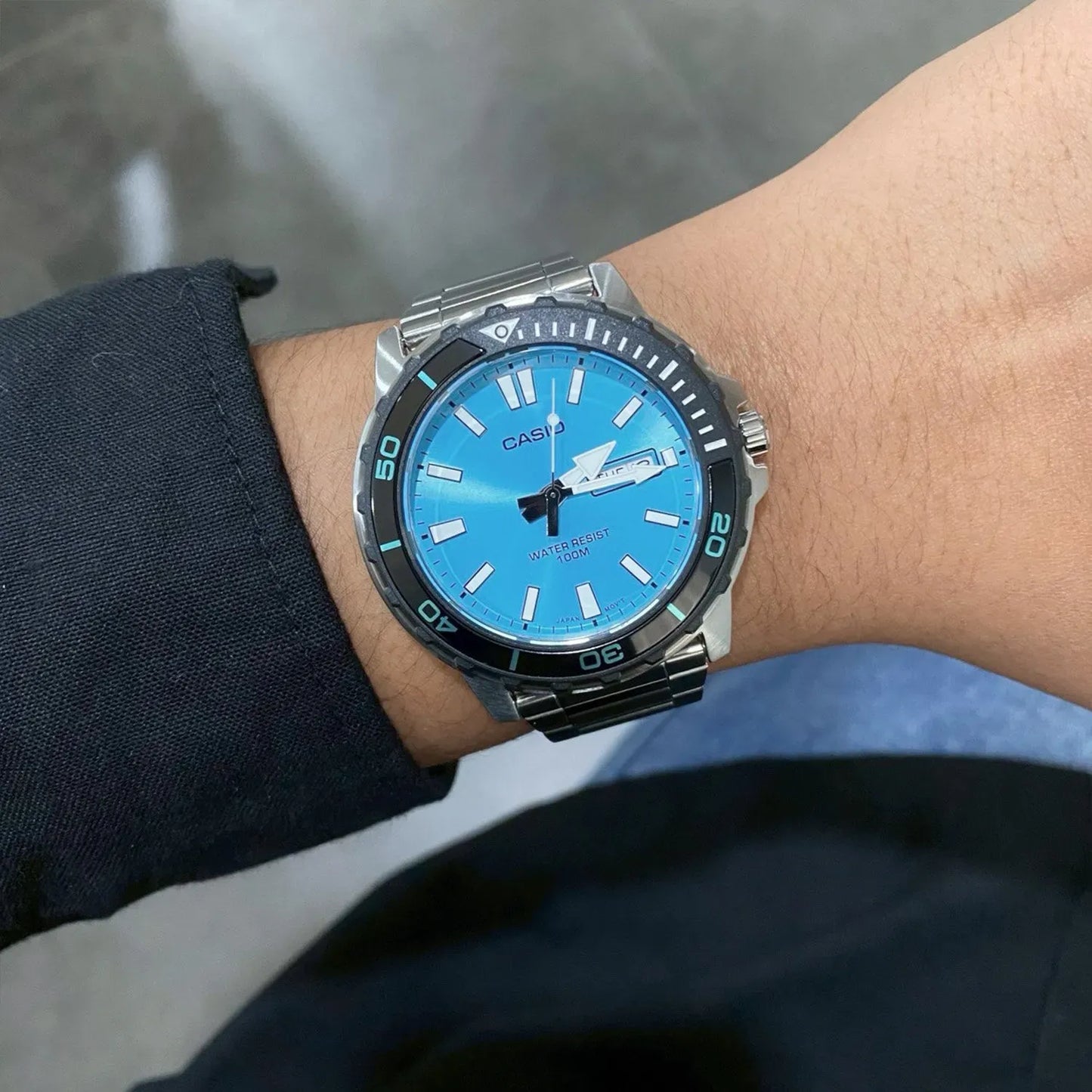 RELOJ CASIO MTD-125D-2A3 ACERO