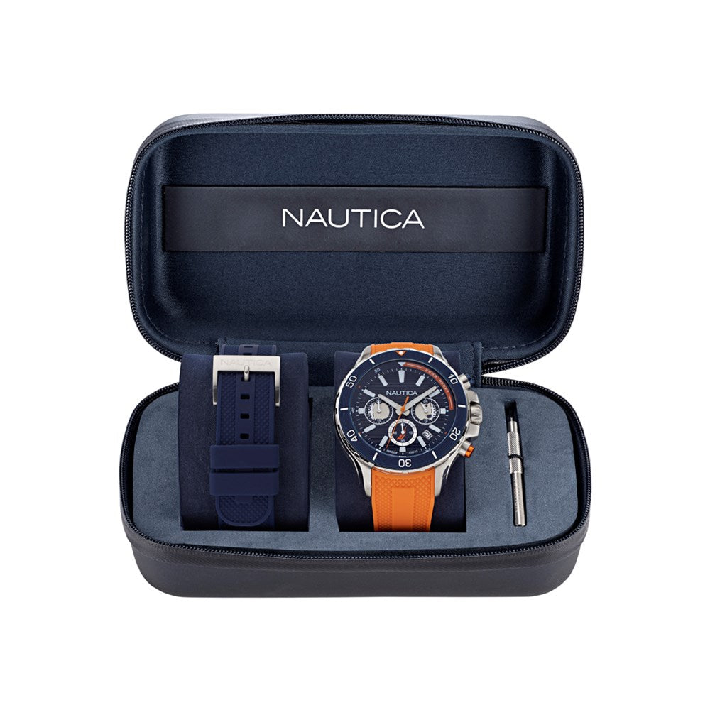 RELOJ NAUTICA NST NAPNSF502 DOBLE PULSO