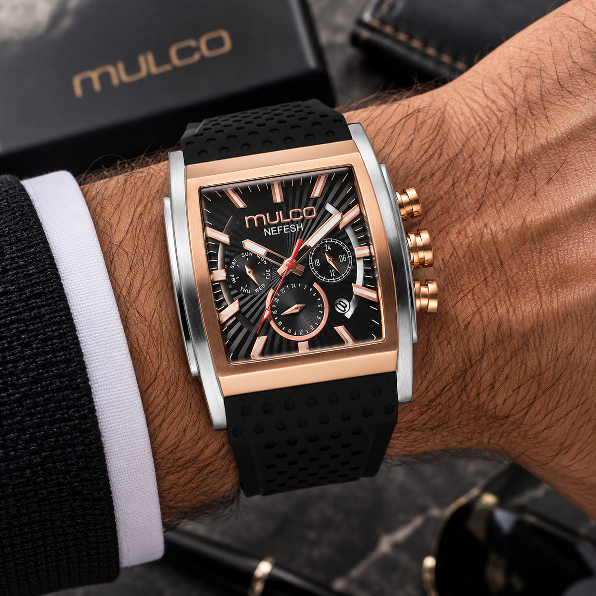 RELOJ MULCO NEFESH MW3-241056-023 RECTANGULAR