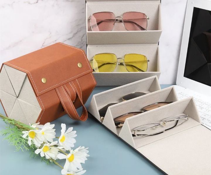 ORGANIZADOR DE GAFAS 3/4 PUESTOS ESTUCHE DE LENTES PREMIUM