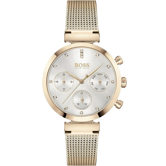 RELOJ HUGO BOSS 1502553 DAMA ACERO MALLA ORO ROSA