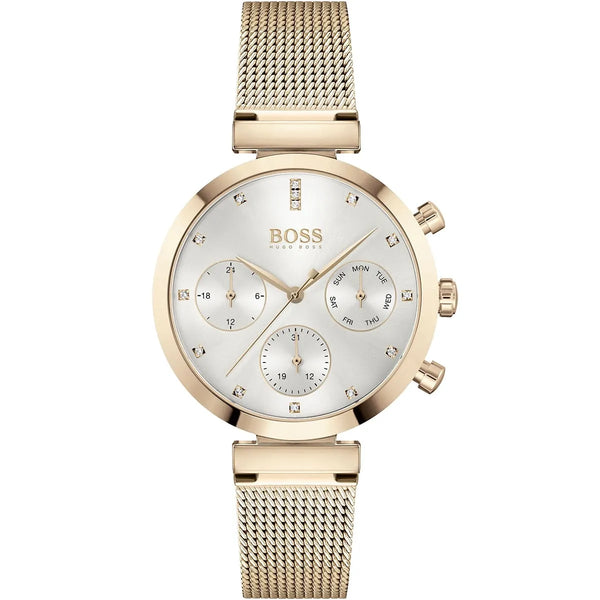 RELOJ HUGO BOSS 1502553 DAMA ACERO MALLA ORO ROSA