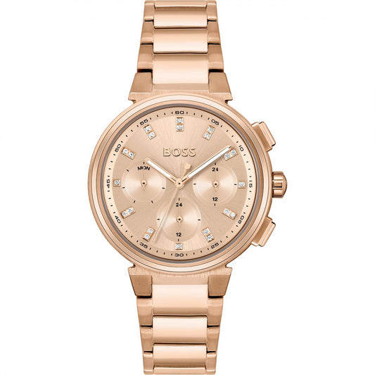 RELOJ HUGO BOSS 1502678 DAMA MULTIFUNCIONA ACERO ORO ROSA