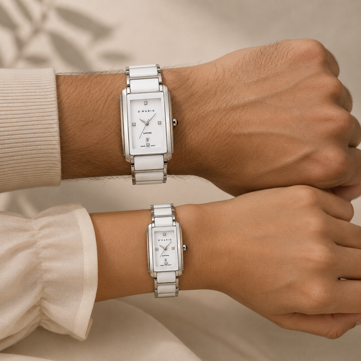 PAREJA DE RELOJES D'MARIO CERAMICA