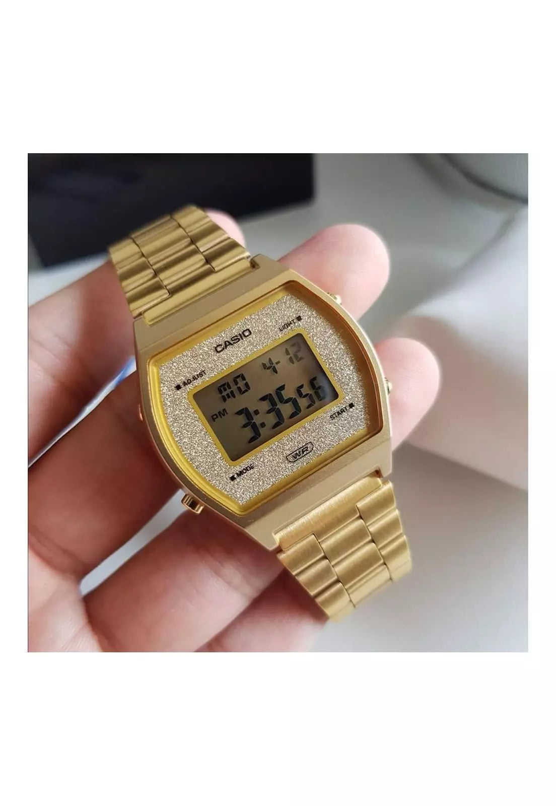 RELOJ CASIO DIGITAL B-640WGG-9 DORADO ACERO
