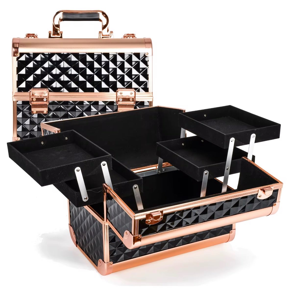 MALETA DE MAQUILLAJE DELUXE GRAN CAPACIDAD