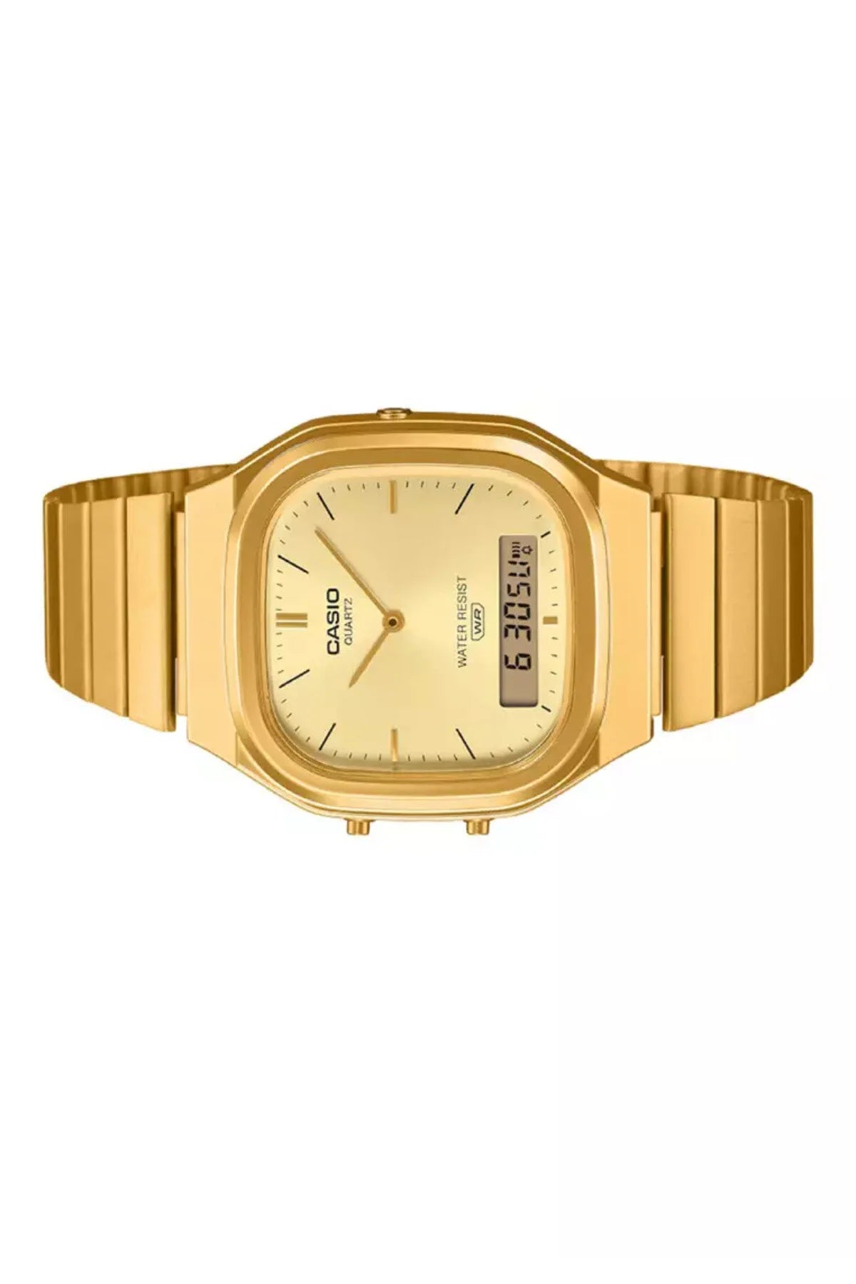 RELOJ CASIO AQ-240EG-9A ACERO DORADO