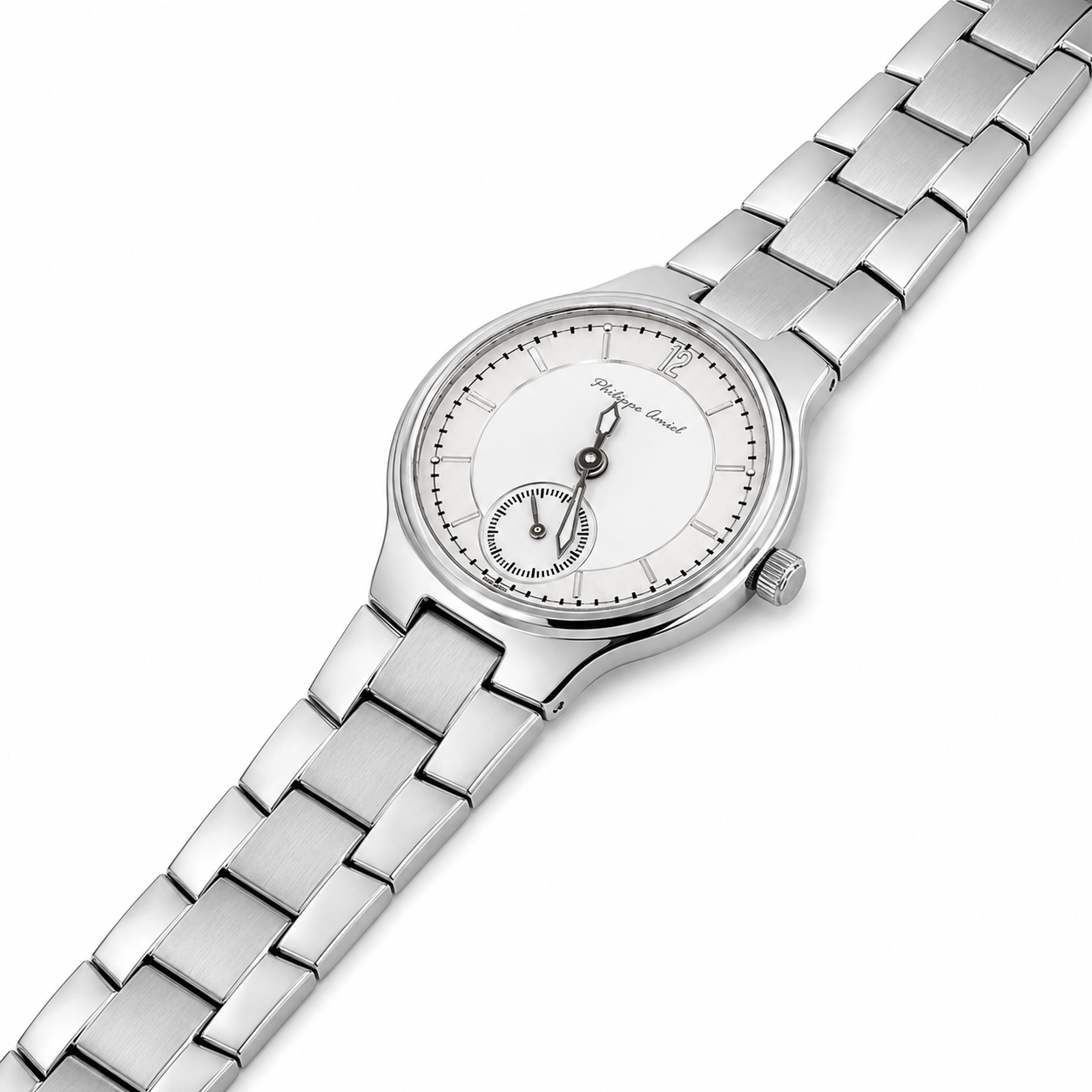 Philippe Amiel F6240 Reloj para Mujer Acero Inoxidable Plateado