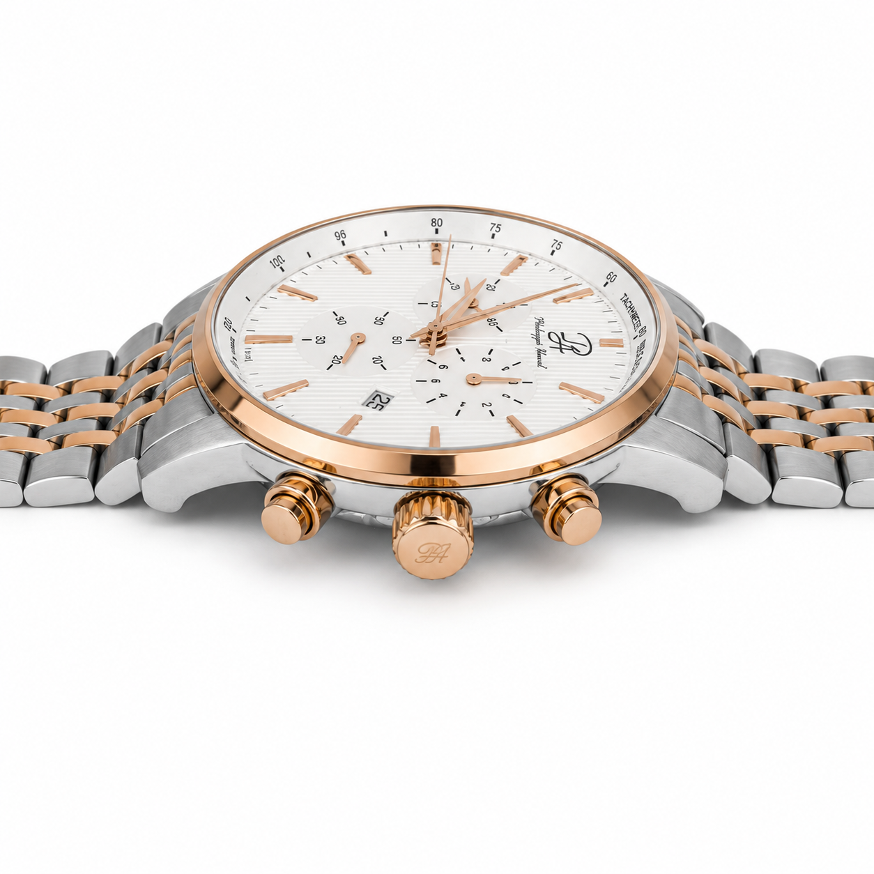 Philippe Amiel PA-0195 Reloj para Hombre Bicolor Acero Inoxidable