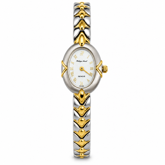 Philippe Amiel F362 AZ Reloj para Mujer Bicolor Acero Inoxidable
