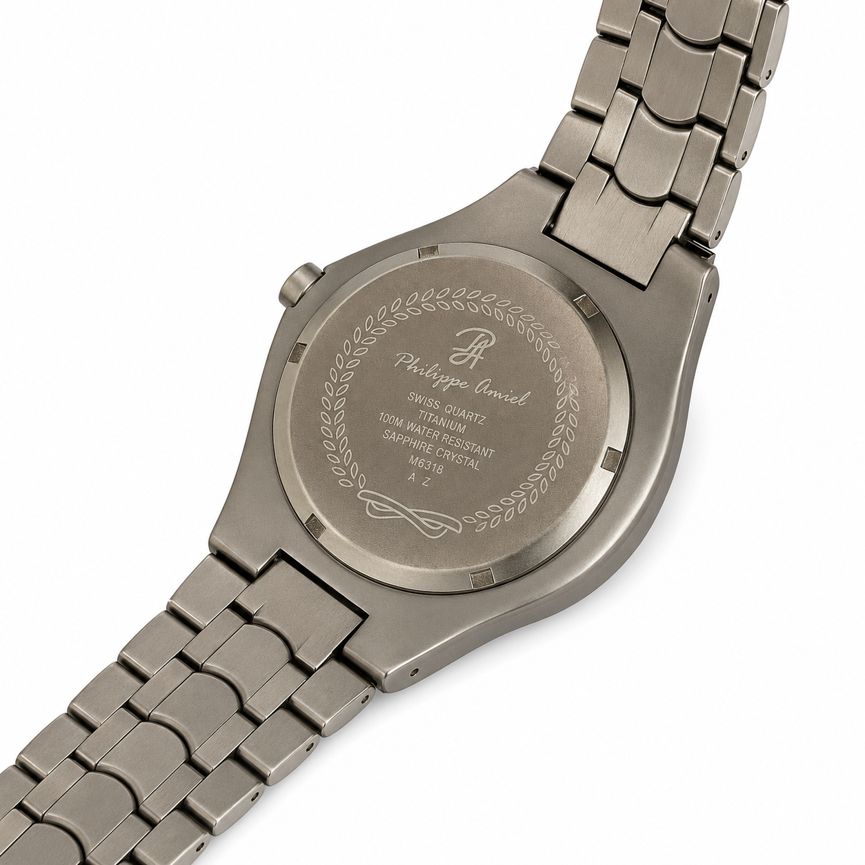 Philippe Amiel M6318 Reloj para Hombre Cronógrafo Acero Inoxidable Esfera Azul