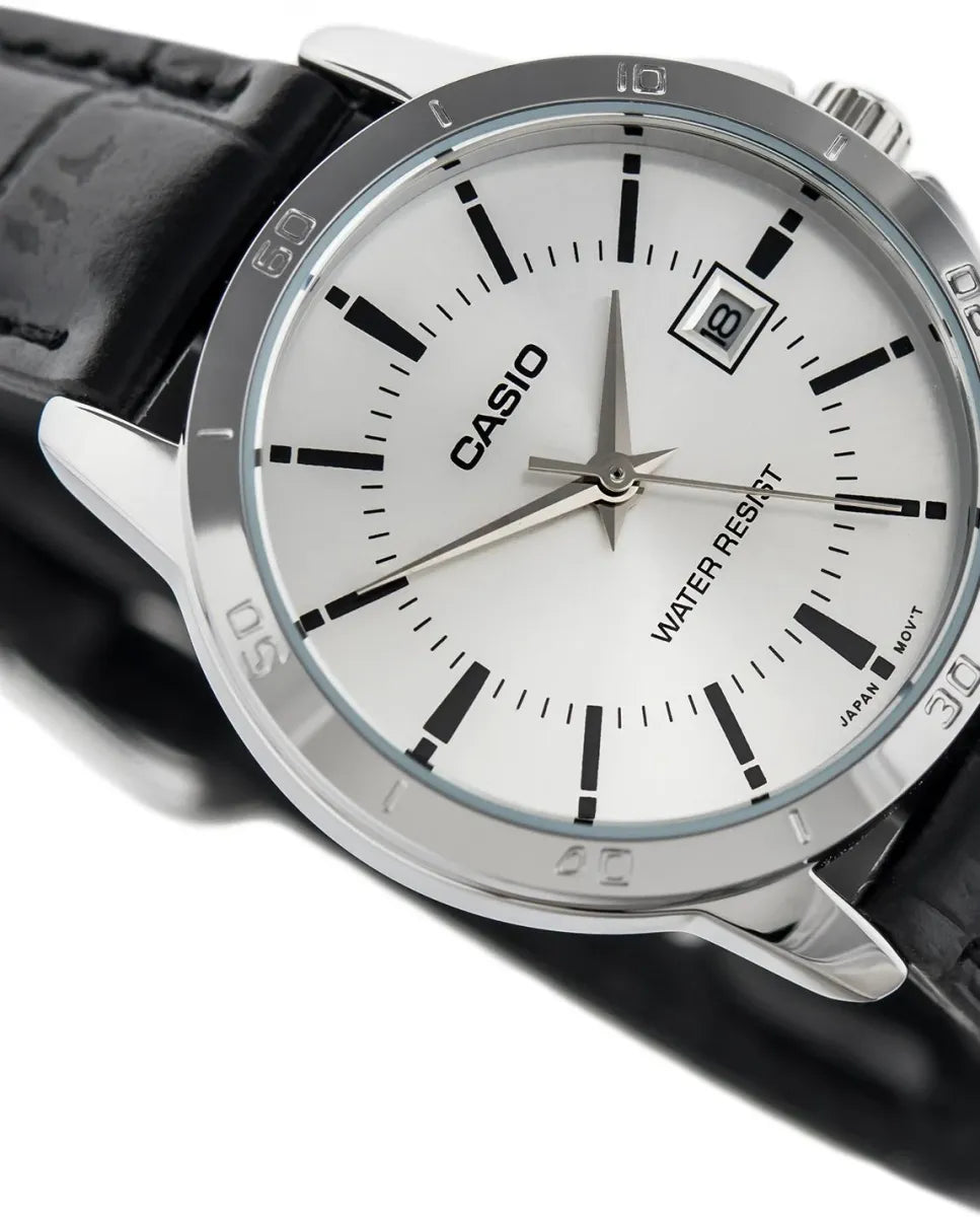 RELOJ CASIO CLASICO MTP-V004L-7A CUERO