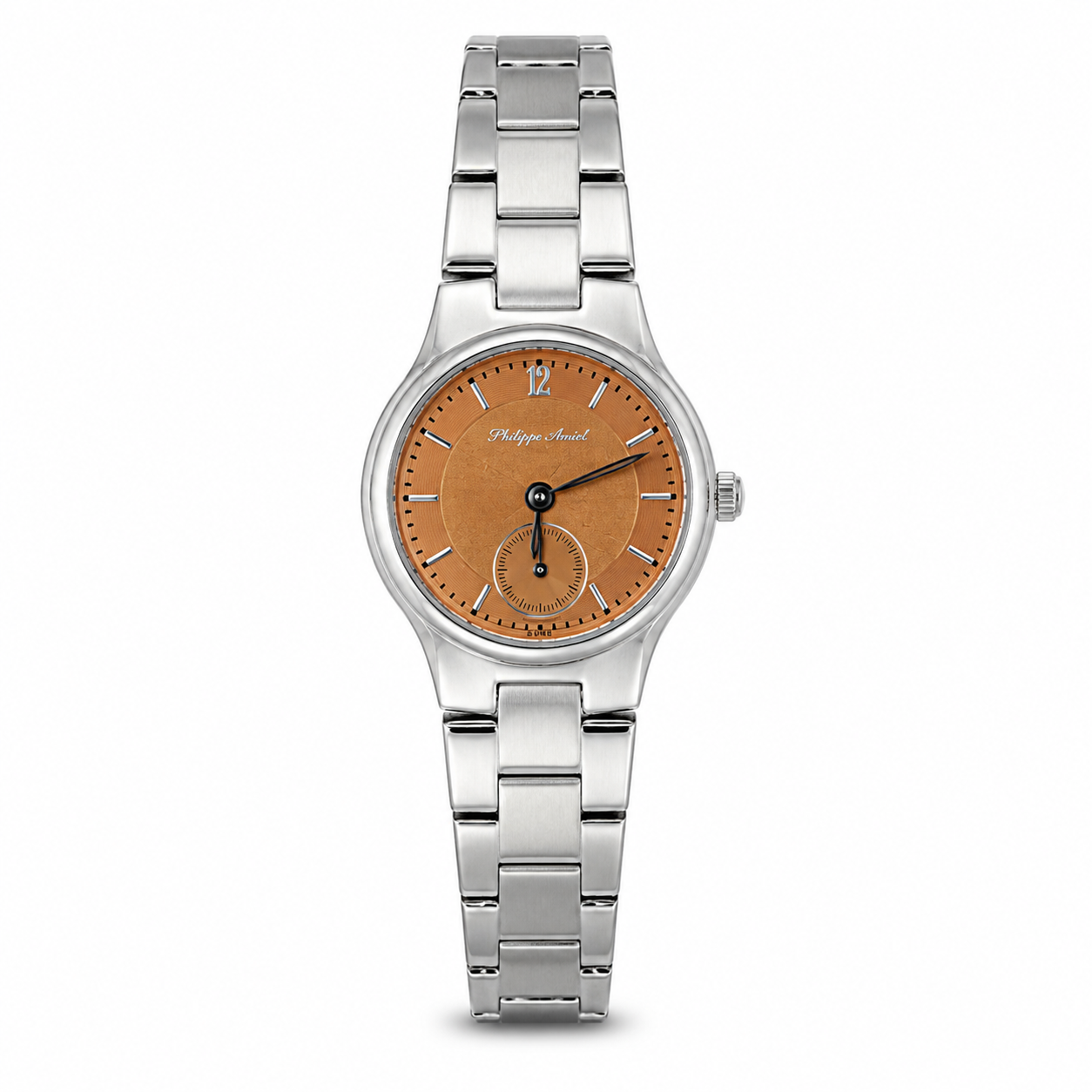 Philippe Amiel F6240 Reloj para Mujer Acero Inoxidable Esfera Cobre