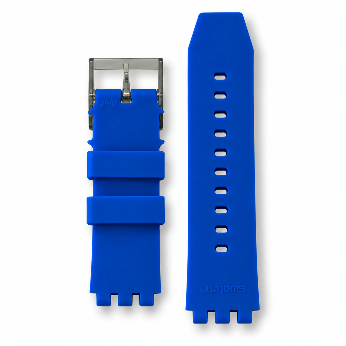 CORREA PULSO PARA RELOJ SWATCH AZUL MEDIDA 25 MM