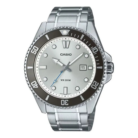 RELOJ CASIO ACERO MDV-107D-7A ACERO
