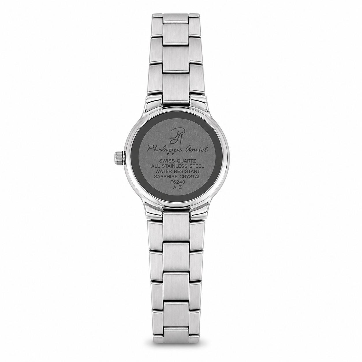 Philippe Amiel F6240 Reloj para Mujer Acero Inoxidable Plateado