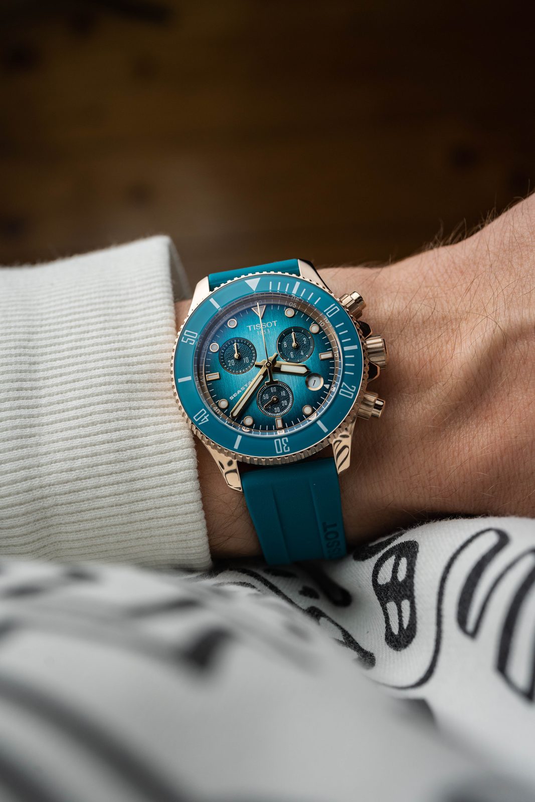 RELOJ TISSOT SEASTAR T1202173704100 SILICONA
