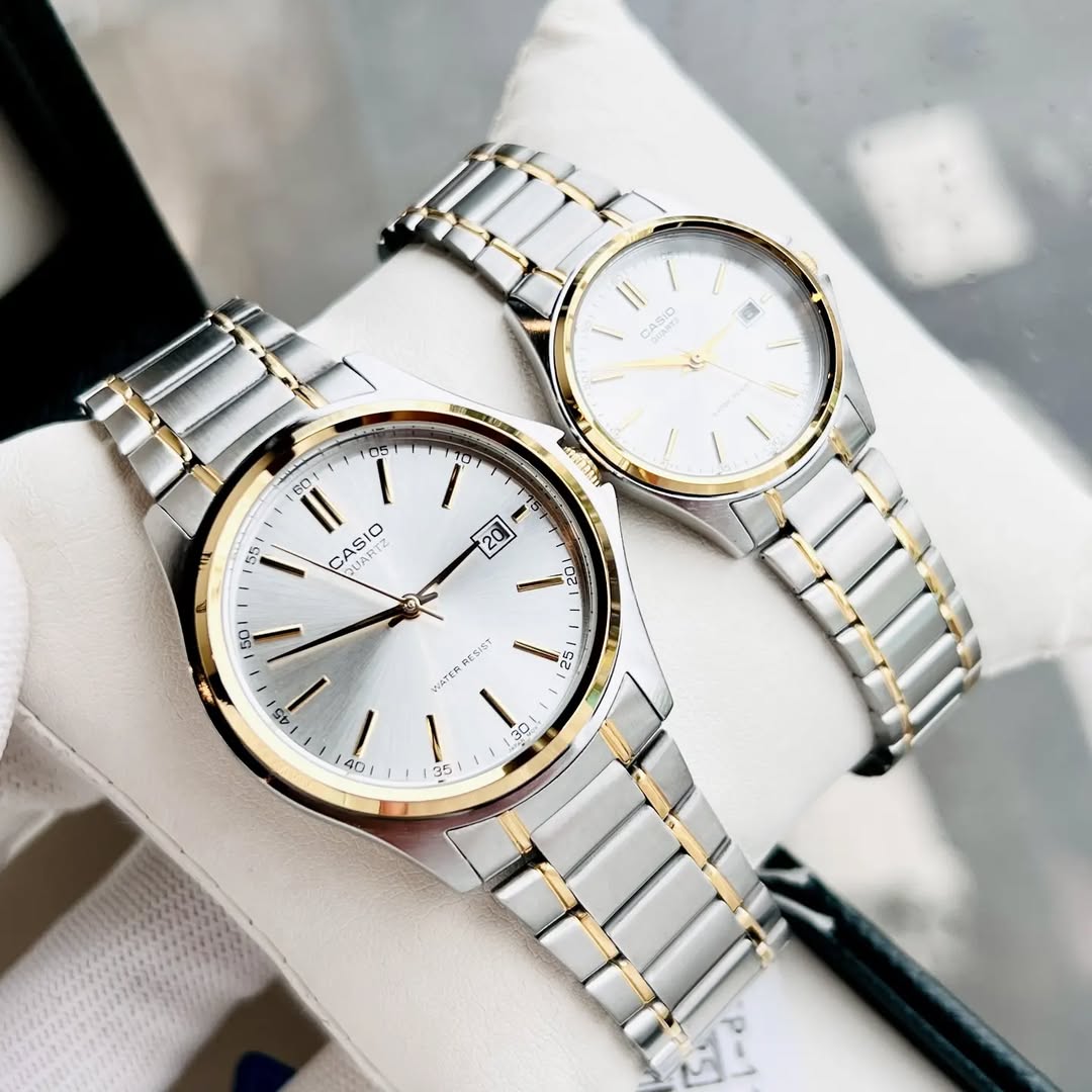 PAREJA DE RELOJES CASIO 1183G-7A ACERO