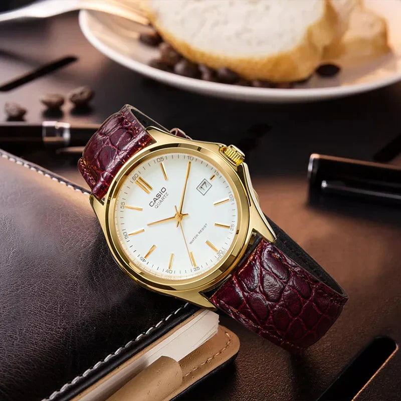 PAREJA DE RELOJES CASIO 1183Q-7A CUERO