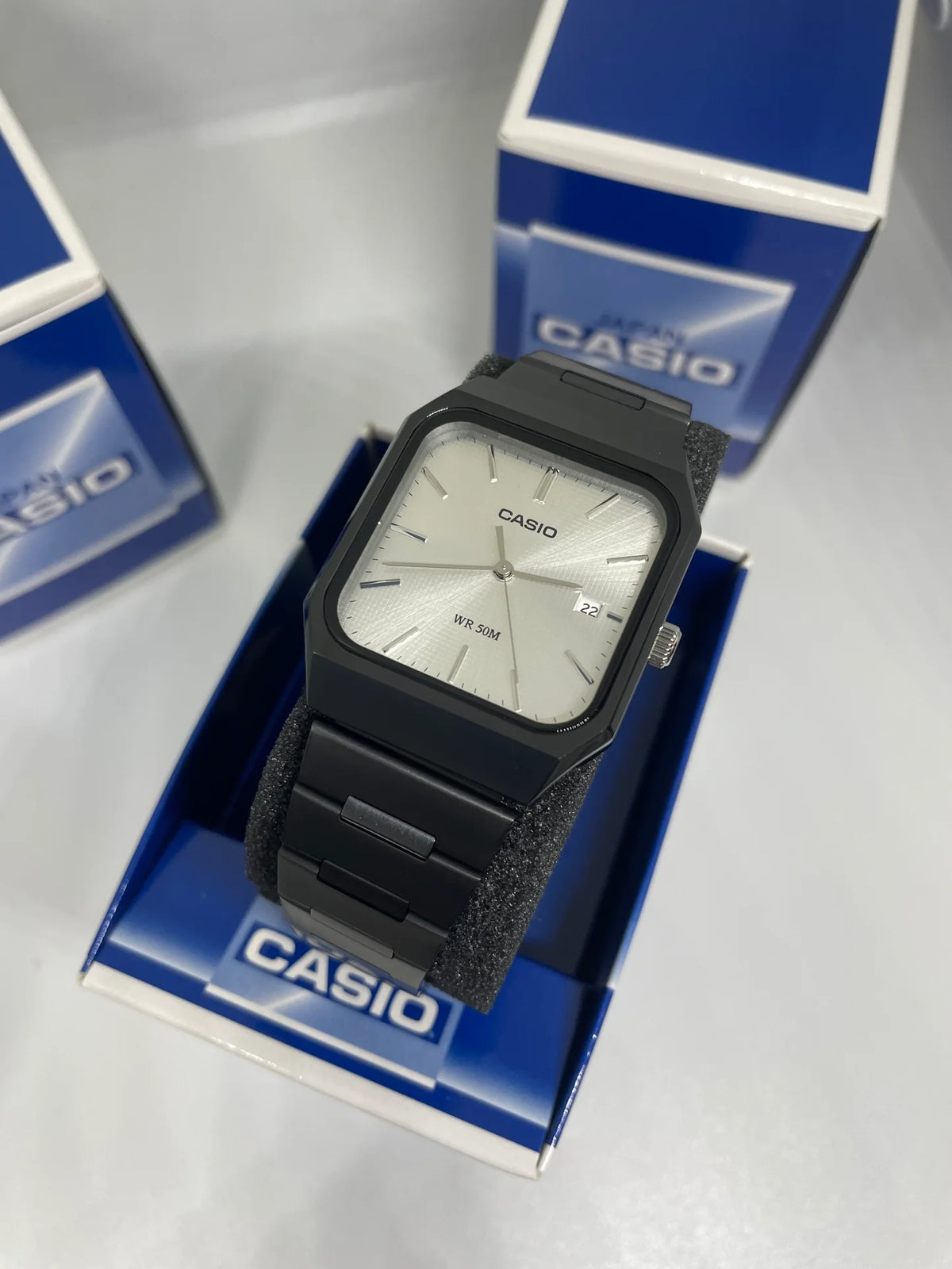 RELOJ CASIO MTP-B185B-1A ACERO