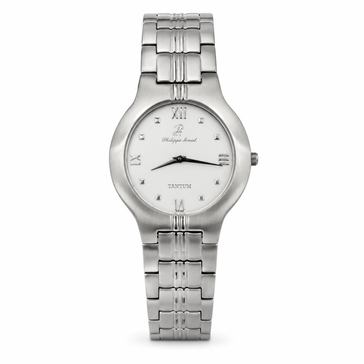 Philippe Amiel M6348 Reloj para Hombre Acero Inoxidable Plateado con Cristal de Zafiro